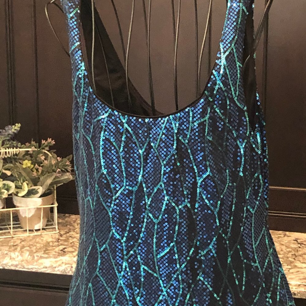 Lily Rose Sequined Slip Dress NWT